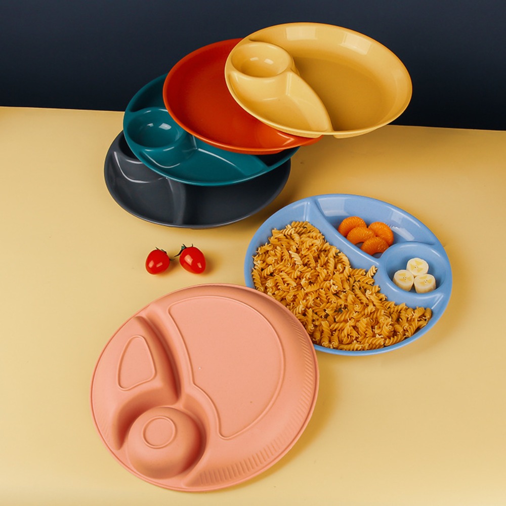 Meal Preparation - Plato redondo de comida para el