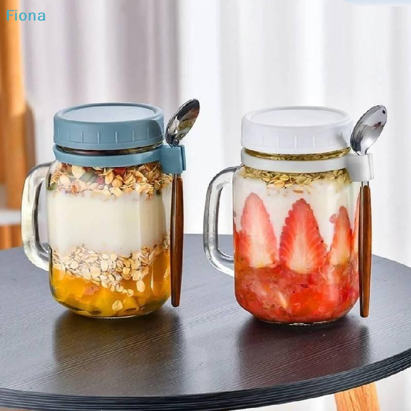 Meal Prep Oatmeal Jars - ✔ Recipientes de 500 ml para