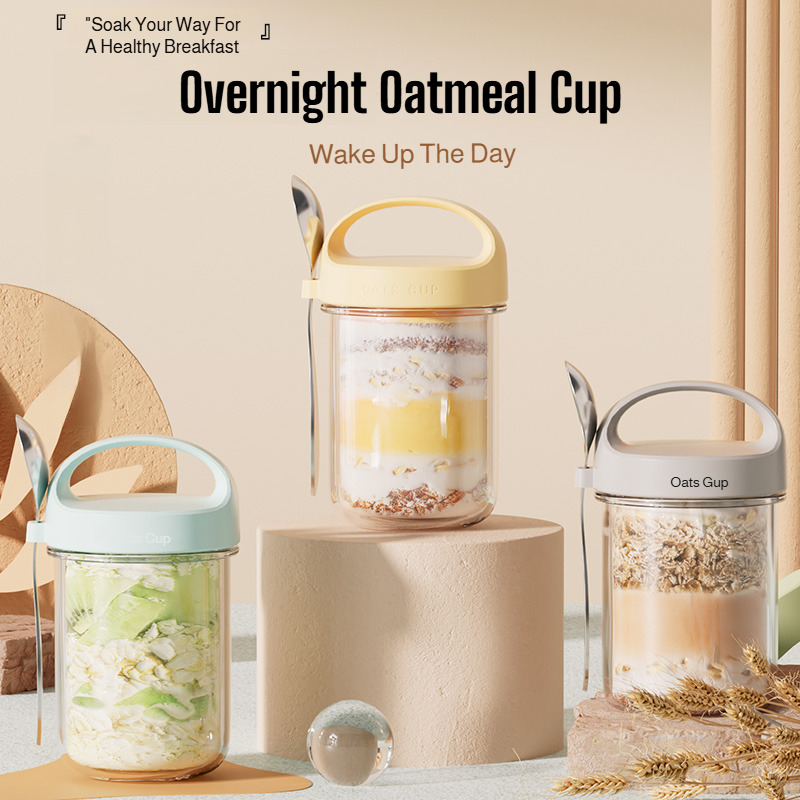 Meal Prep Diet - Taza Portátil para Desayuno, Contenedor Seguro