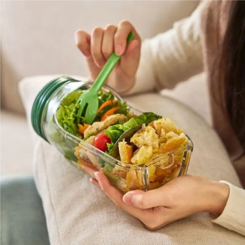 Cacerola de ensalada de plásti - Meal Preparation reseña y precio