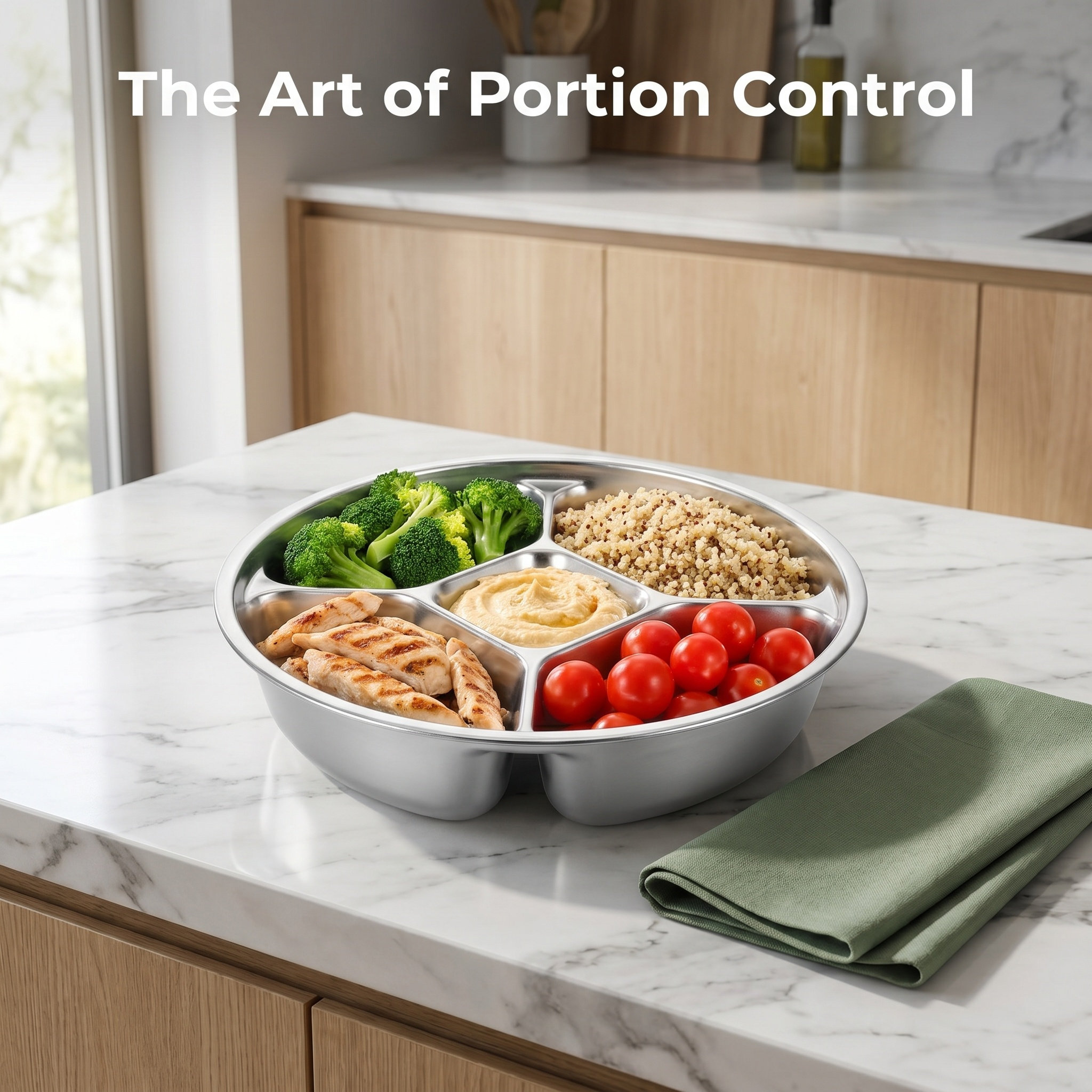 Plato de Control de Porciones  - Meal Prep Diet reseña y precio