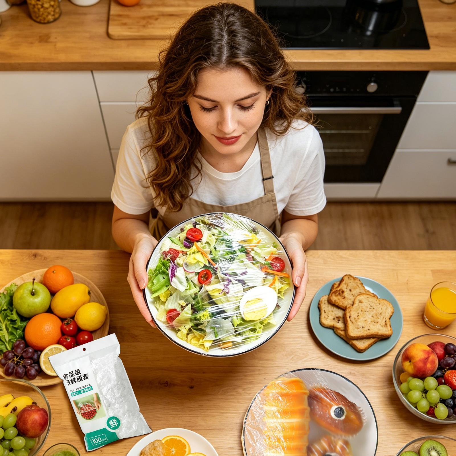 100 unidades de cubiertas elás - Meal Prep Wraps reseña y precio