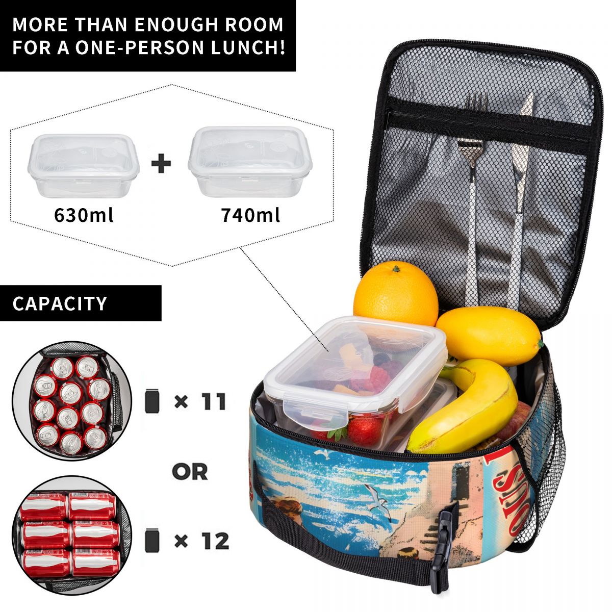 Bolsa de almuerzo de neopreno  - Meal Prep Diet reseña y precio