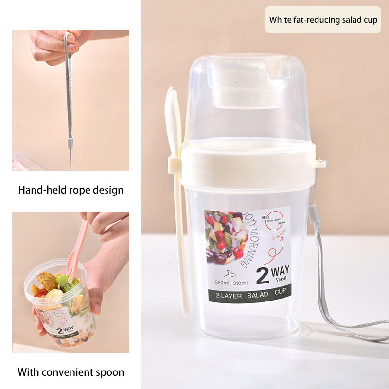 Vaso portátil para ensalada de - Meal Prep Oatmeal Jars reseña y precio