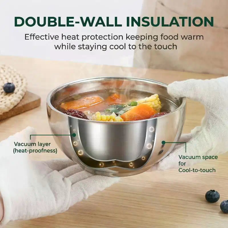 Tazón de Acero Inoxidable para - Meal Preparation reseña y precio