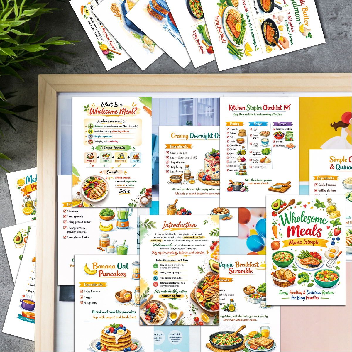 30 tarjetas de recetas de comi - Meal Prep Recipes Healthy reseña y precio