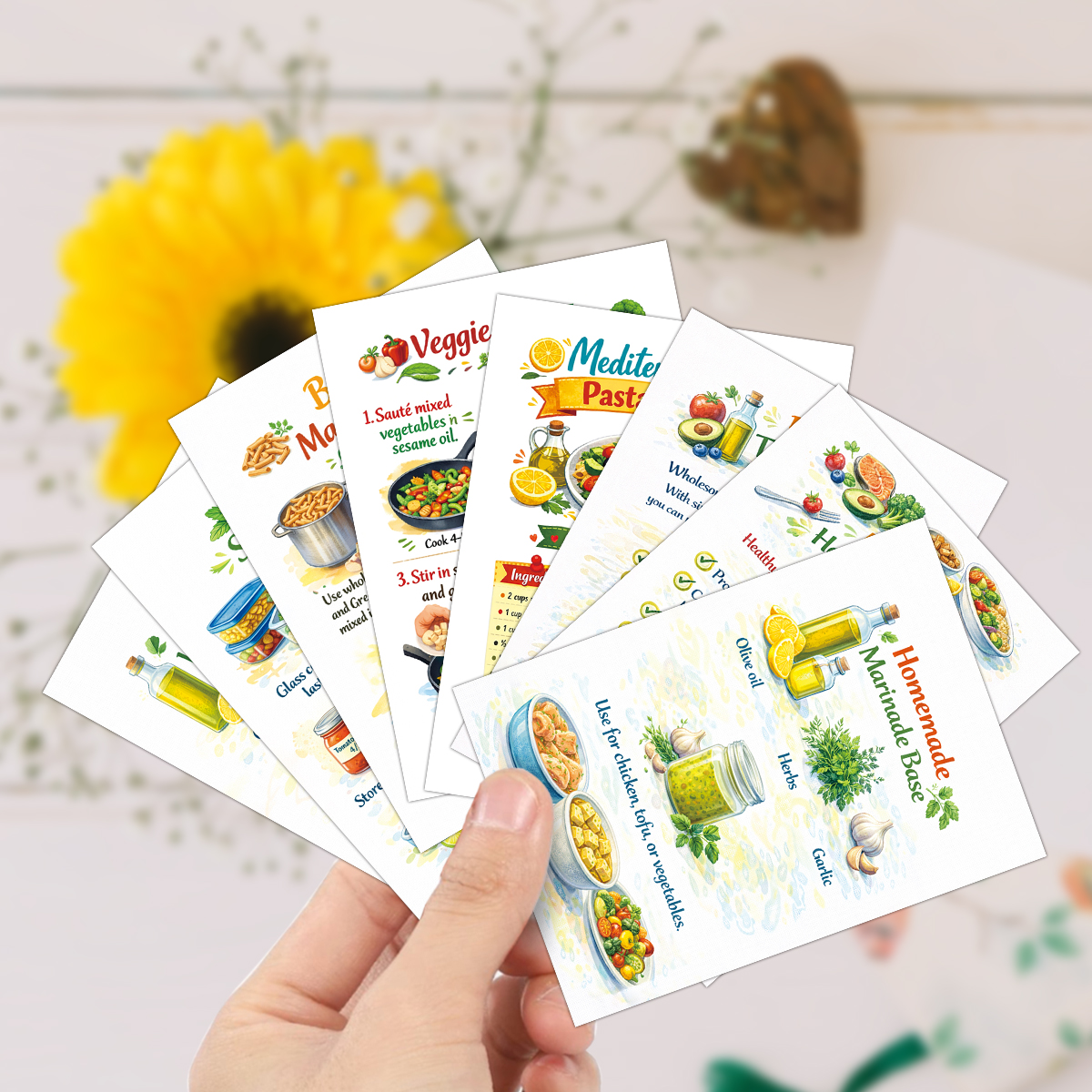 30 tarjetas de recetas de comi - Meal Prep Recipes Healthy reseña y precio