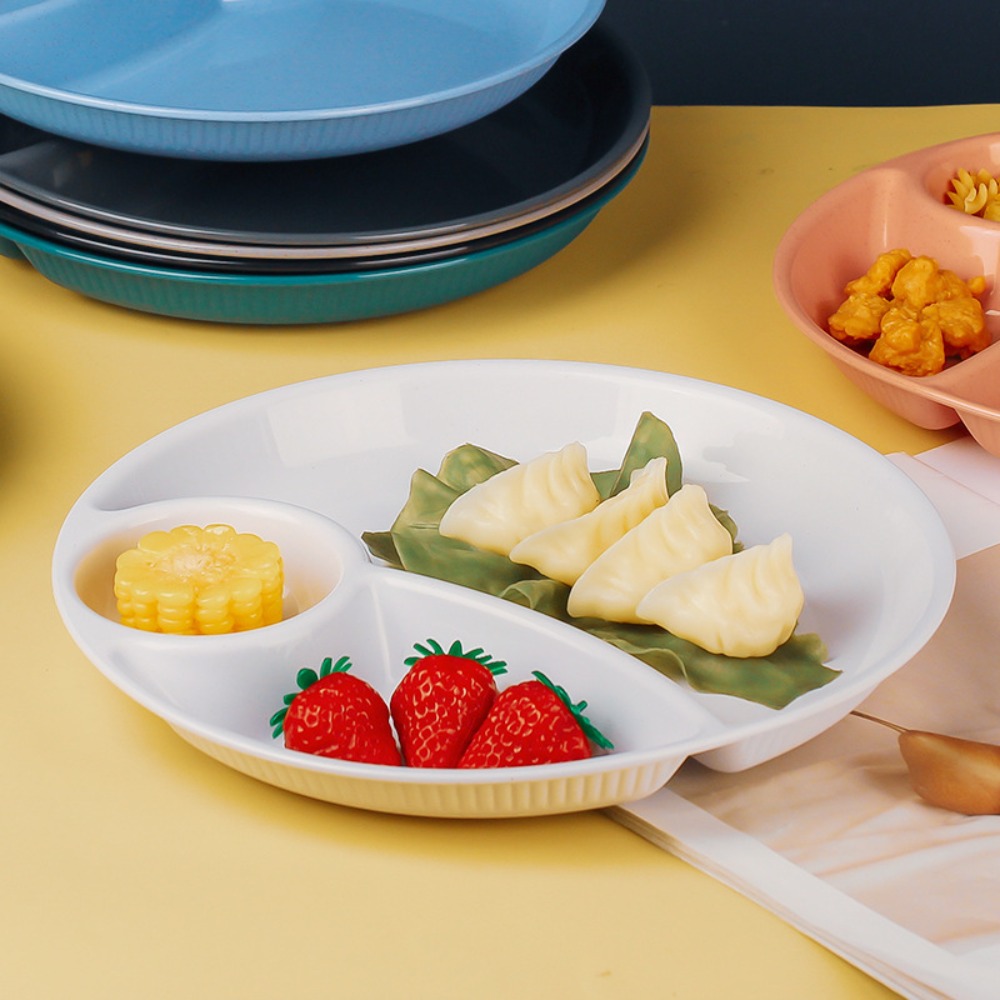 Plato redondo de comida para e - Meal Preparation reseña y precio