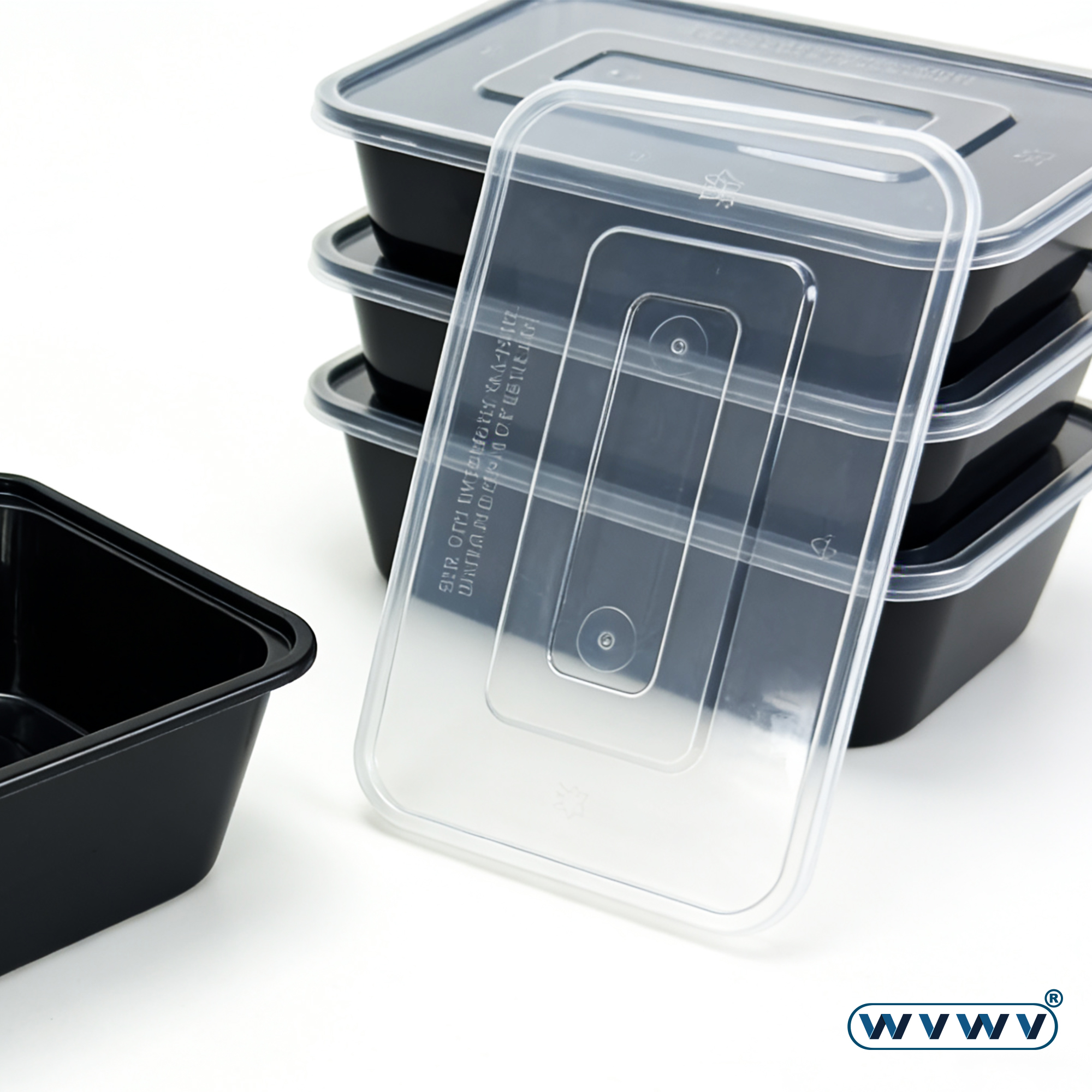 10/50 piezas de loncheras negr - Meal Preparation reseña y precio