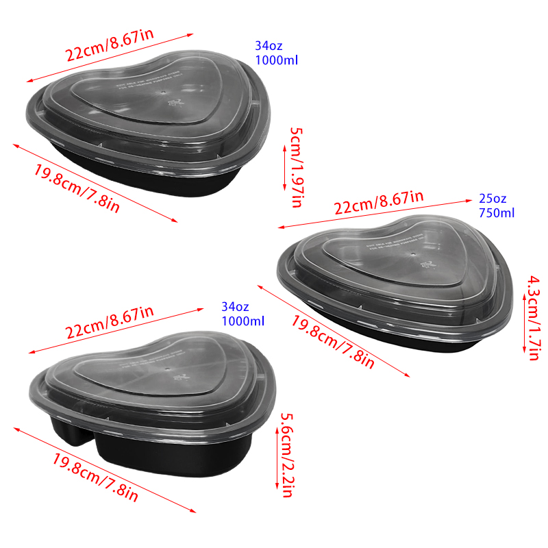 20 piezas, recipientes para pr - Meal Preparation reseña y precio