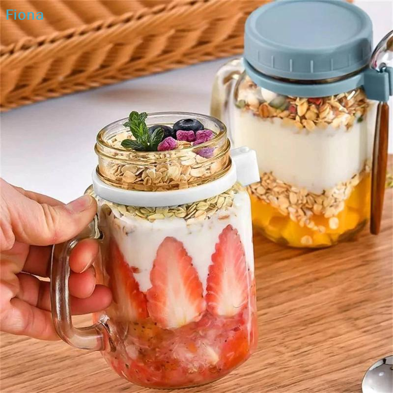 ✔ Recipientes de 500 ml para a - Meal Prep Oatmeal Jars reseña y precio