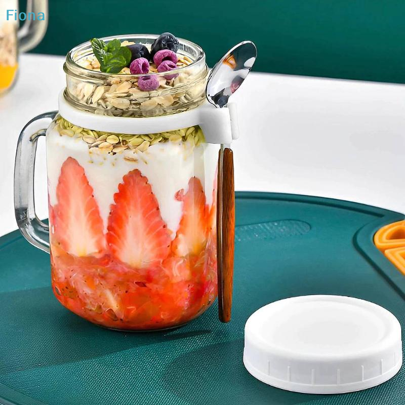 ✔ Recipientes de 500 ml para a - Meal Prep Oatmeal Jars reseña y precio