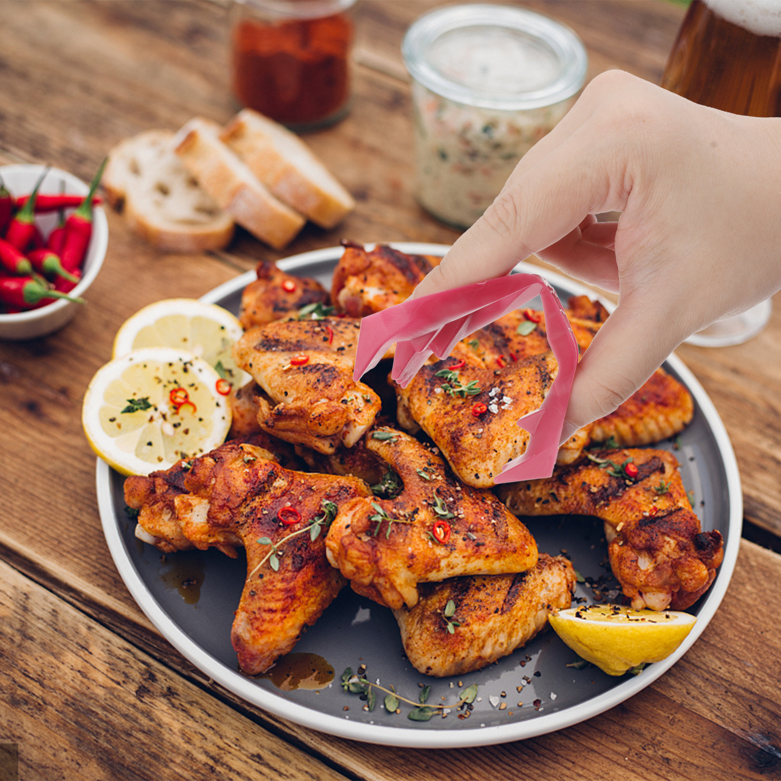 12 Pinzas de Plástico para Com - Meal Prep With Chicken reseña y precio
