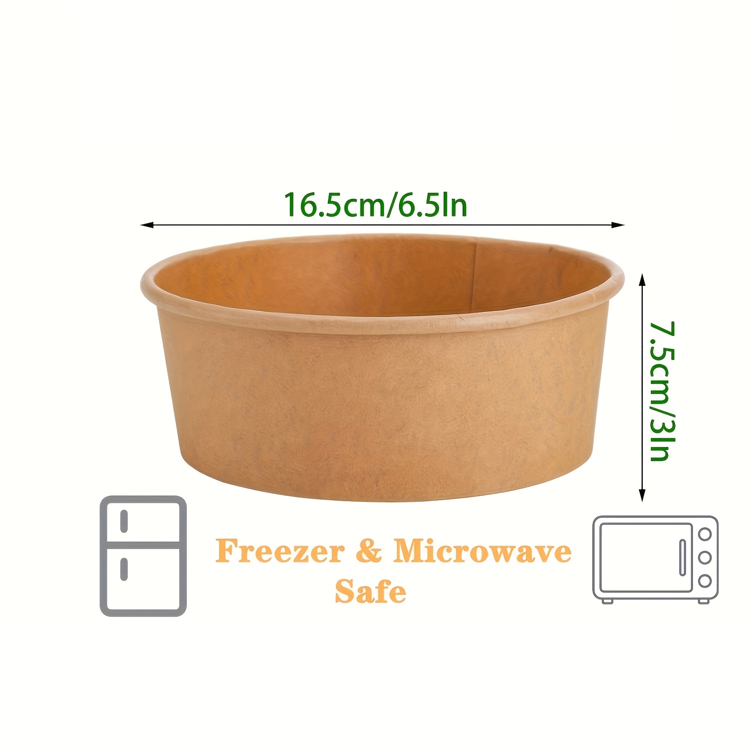 Paquete de 25/50 tazones de pa - Meal Preparation reseña y precio