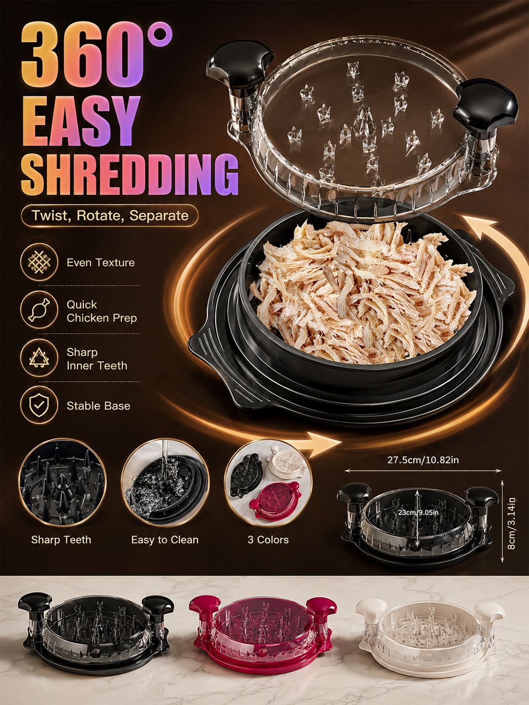 Desmenuzador de Pollo Multifun - Meal Prep With Chicken reseña y precio