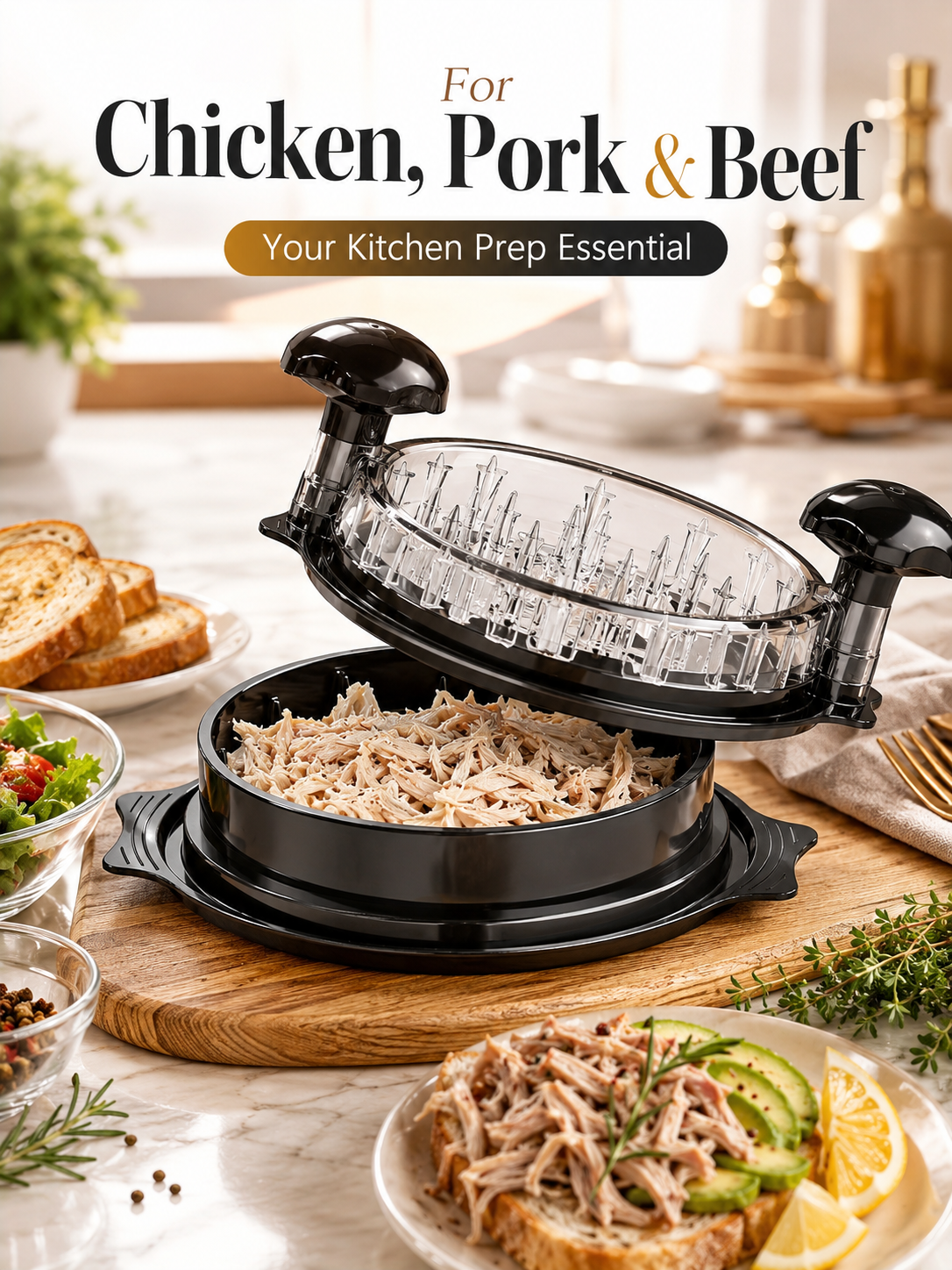 Desmenuzador de Pollo Multifun - Meal Prep With Chicken reseña y precio
