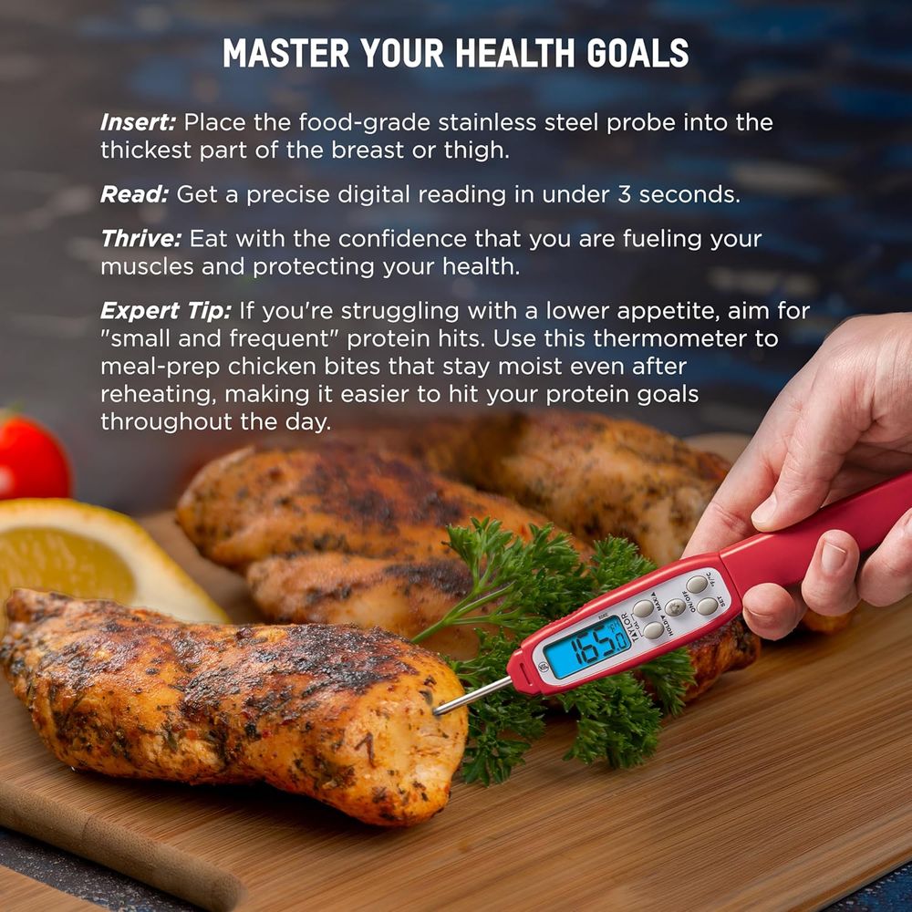Termómetro Digital para Carne  - Meal Prep With Chicken reseña y precio