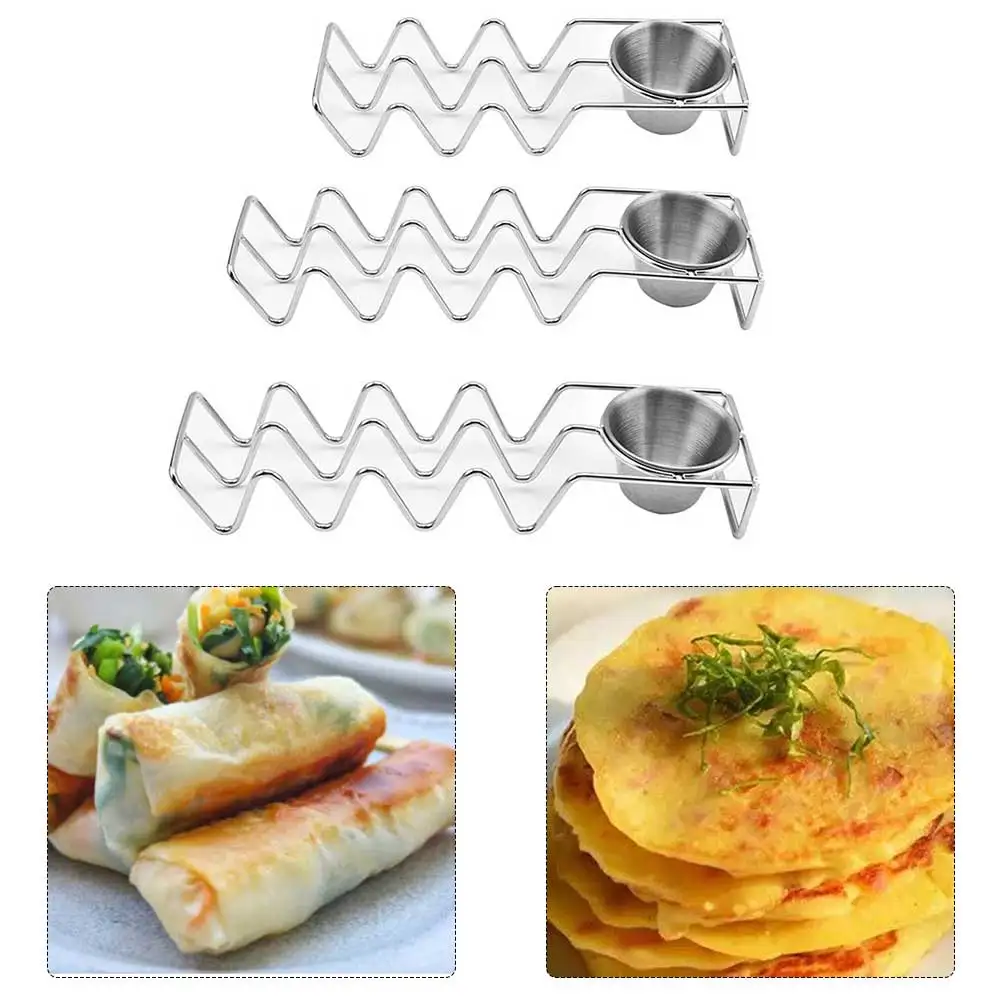 Juego de 4 soportes para tacos - Meal Prep Wraps reseña y precio